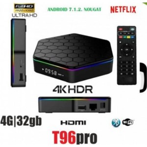 TV Box MEIQ-IT T96 PRO 4K Quad-core Android 8.1 RAM 4GB+ROM 32GB 