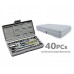 Aiwa Multi Purpose Combination Socket Wrench Set (40 Pieces)