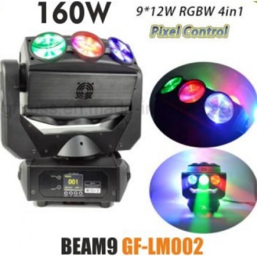 GF-LM002 Moving Head 9*12W RGBW 4in1 LED Beam GF-LM002 Moving Head 9*12W RGBW 4in1 LED Beam