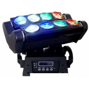 RGBW 4in1 Led Spider Beam Light 8x12w