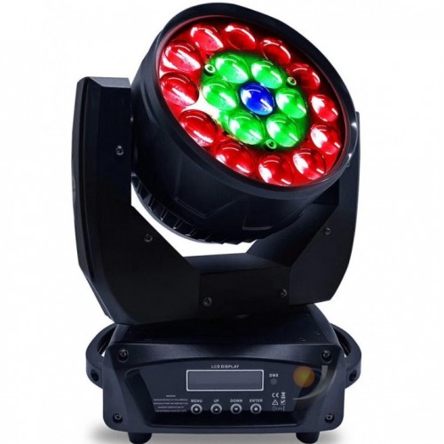 Επαγγελματικό Ρομποτικό Led ZOOM Wash 285W Moving Head Light RGBW DMX