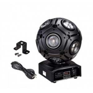 Πολύχρωμη μπάλα Disco κινούμενη Football Led Moving 240W