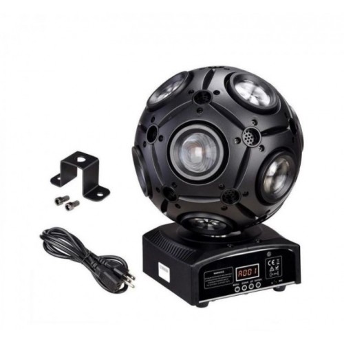 Πολύχρωμη μπάλα Disco κινούμενη Football Led Moving 240W