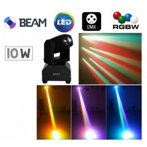 Ρομποτική κεφαλή LED BEAM 10W RGBW