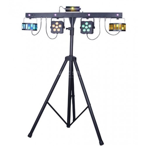 MS-407 Βάση φώτων με ενσωματωμένα με 4 PAR 7X10W RGBW 4in1 χειριστήριο ποδιών MS-407 Βάση φώτων με ενσωματωμένα με 4 PAR 7X10W RGBW 4in1 χειριστήριο ποδιών