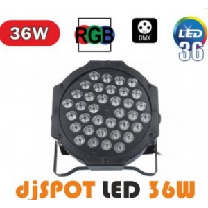 Φωτιστικά εφέ djSPOTLed RGB 36W Πολύχρωμα AS-0014