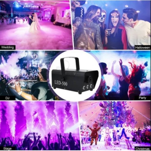 Fog-Party Ασύρματη Μηχανή Καπνού 400W LED Φωτισμό