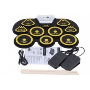 G-101 Pad Σιλικόνη φορητό αναδιπλούμενο ψηφιακό ηλεκτρονικό ντράμς