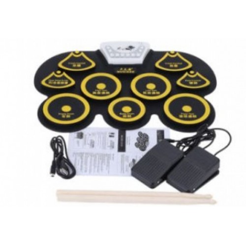 G-101 Pad Σιλικόνη φορητό αναδιπλούμενο ψηφιακό ηλεκτρονικό ντράμς