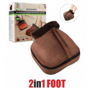 Ηλεκτρική θερμάστρα ποδιών 2in1 Βελούδινο Μασέρ 