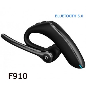 F910 Ακουστικό Bluetooth Headset 5.0 Διπλό μικρόφωνο Μείωση θορύβου 