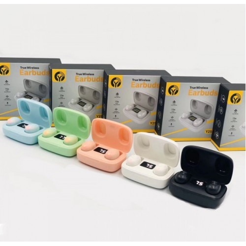 Ασύρματα ακουστικά EARBUDS Y2S-TWS χρωματιστά με οθόνη Led