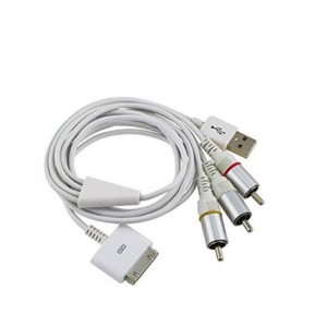  Cable AV Cable for ipod/iphone 