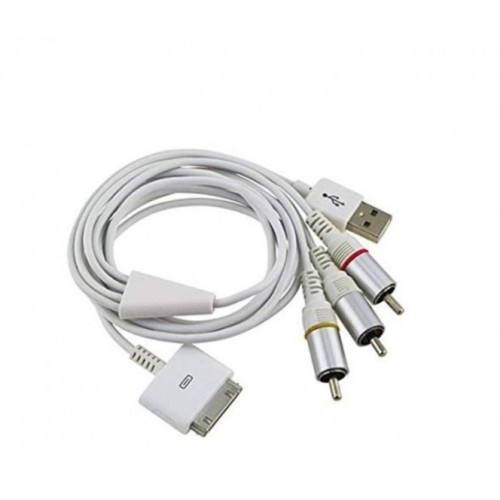  Cable AV Cable for ipod/iphone 