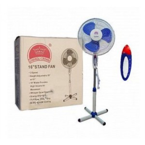 Ανεμιστήρας Δαπέδου 16" CHANGLI CROWN 40W Άσπρος - Μπορντώ