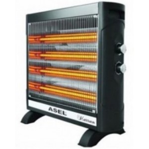 Asel AH-9225/R Σόμπες Αλογόνου – Χαλαζία 2750W