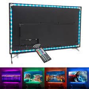 Λεντοταινία 5m. RGB κρυφού φωτισμού για  T.V-κουζίνες με τηλεχειριστήριο 5050smd