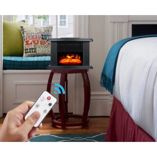 Μίνι Σόμπα Πρίζας - Ηλεκτρικό Aερόθερμο Τζάκι Υψηλής Απόδοσης 