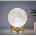  Ανάγλυφο Φωτιστικό Αφής 3D Φεγγάρι Moon Light LED με 5 Αποχρώσεις