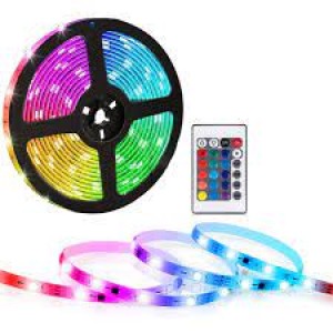 Σετ Ταινία LED 5m Πολύχρωμη για κρυφό φωτισμό κουζίνας-γραφείου-οροφής