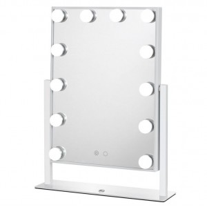 Hollywood  Mirror Glamour Καθρέφτης LED 12 Λαμπτήρες Λευκοί 0.43x0.35