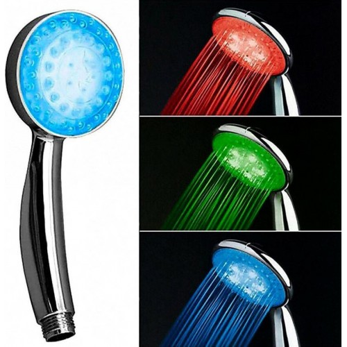 LED shower Τηλέφωνο μπάνιου με LED - εναλλαγή χρωμάτων