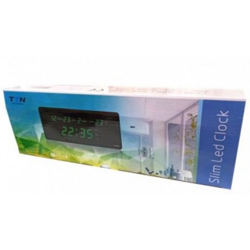 TL2515 TNT Ρολόι Μαύρο led με πολλές ενδείξεις Σταθερό-τοίχου