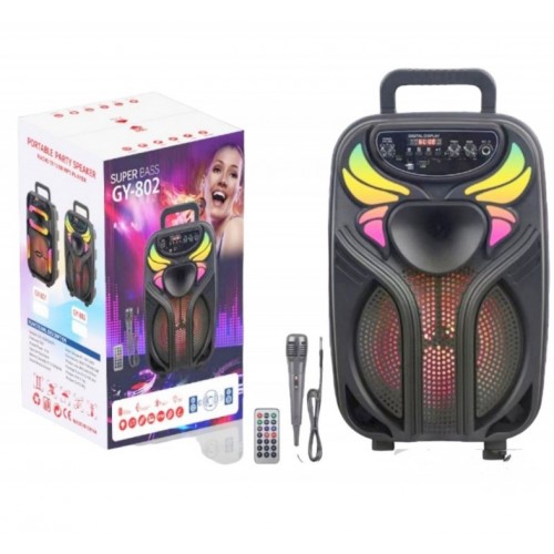 ΦΟΡΗΤΟ ΗΧΕΙΟ 8'' SUPER BASS GY-802