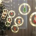 LED Χριστουγεννιάτικα φωτάκια κουρτίνα με φιγούρες θερμό φως 3m 10L 