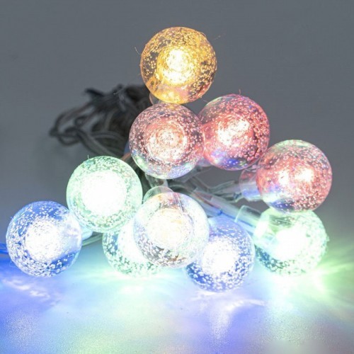 Χριστουγεννιάτικα λαμπάκια πολύχρωμα RGB 10m 60 LED