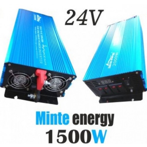 INVERTER ΚΑΘΑΡΟΥ ΗΜΙΤΟΝΟΥ 24V ΣΕ 220V 1500W INVERTER ΚΑΘΑΡΟΥ ΗΜΙΤΟΝΟΥ 24V ΣΕ 220V 1500W