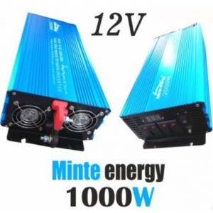 MINTE Inverter 12V σε 220V Καθαρού Ημίτονου 1000W