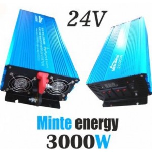 MINTE POWER INVERTER 3000W ΚΑΘΑΡΟΥ ΗΜΙΤΟΝΟΥ 24V ΣΕ 220V