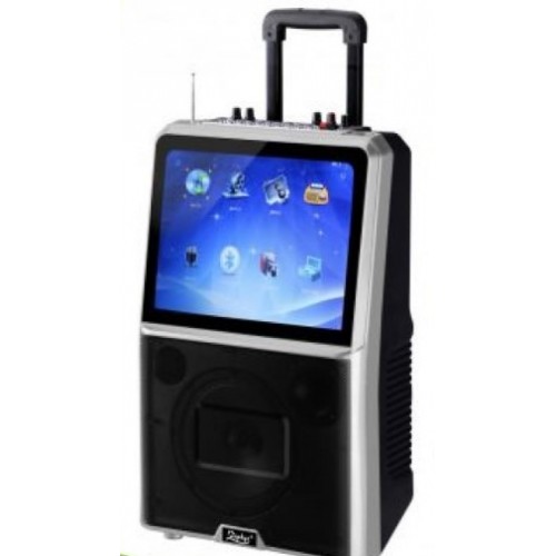 CINEMA TV MONITOR 15" HXEIO KARAOKE ΑΣΥΡΜΑΤΑ ΜΙΚΡΟΦΩΝΑ 50W