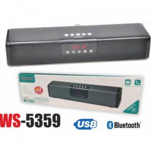 WSTER WS-5359 Φορητό ηχείο Bluetooth επαναφορτιζόμενο με ψηφιακή εγγραφή WSTER WS-5359 Φορητό ηχείο Bluetooth επαναφορτιζόμενο με ψηφιακή εγγραφή