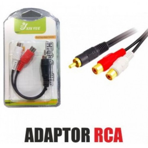 Αντάπτορας από RCA  σε 2 θηλυκά RCA