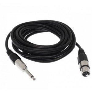 Καλώδιο ήχου 6.3mm αρσενικό σε XLR θηλυκό 5m 