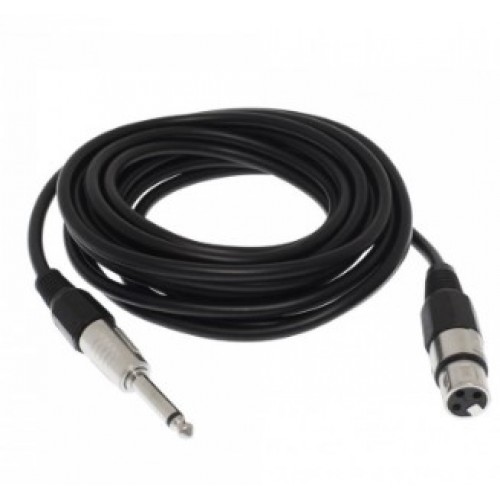 Καλώδιο ήχου 6.3mm αρσενικό σε XLR θηλυκό 5m 