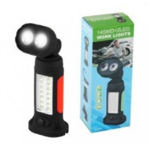 HC-816  Φακός LED Φορητή Ευέλικτη Περιστροφή Λαμπτήρα