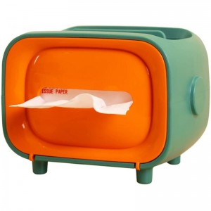 Πολυ-λειτουργική θήκη Ρετρό ΤV για χαρτομάντηλα-smartphone και καλλυντικά