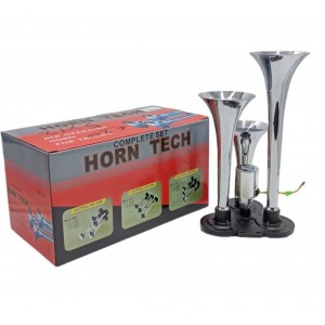 ΑΕΡΟΚΟΡΝΑ ΤΡΙΠΛΗ 12/24V JN-3407