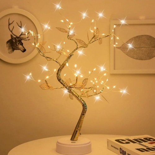 Επιτραπέζιο Διακοσμητικό Δεντράκι με Κλαδιά και Led Θερμό Φως