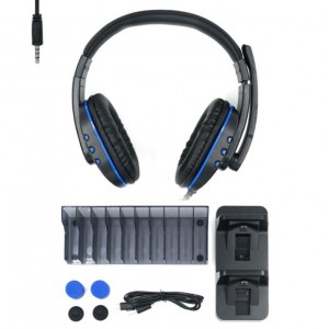 5 σε 1 Ακουστικό με μικρόφωνο για Playstation 4 / PS4 Slim / PS4 Pro