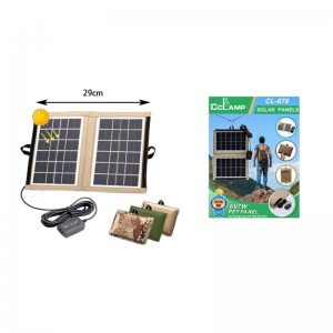 Ηλιακο πανελ για φορητή φόρτιση CL-670