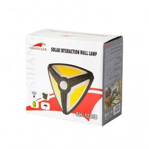 Sihangark Ηλιακό Επιτοίχιο Φωτιστικό LED Με Ανιχνευτή Κίνηση SH-1219B 
