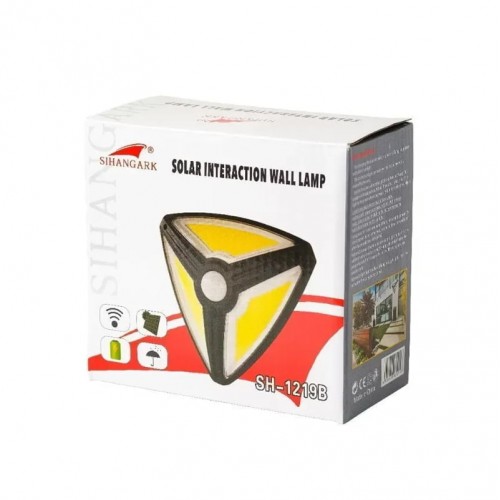 Sihangark Ηλιακό Επιτοίχιο Φωτιστικό LED Με Ανιχνευτή Κίνηση SH-1219B 
