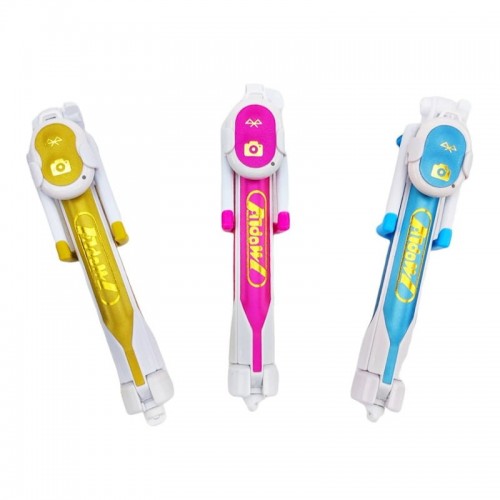 Andowl Τρίποδο Selfie Stick Πτυσσόμενο με Bluetooth