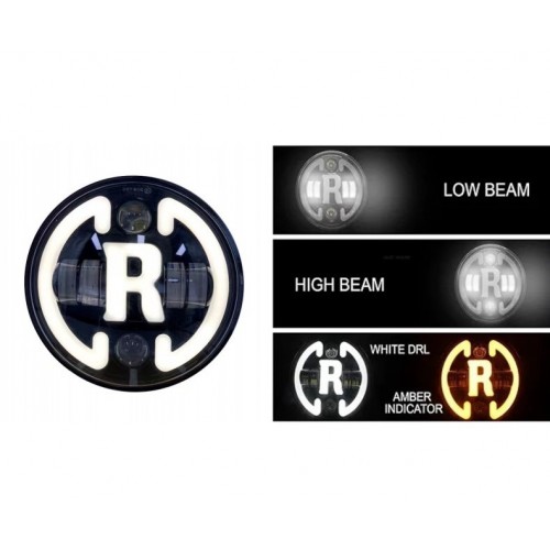 LED ΦΑΝΑΡΙ 7''/30W ΜΕ ΒΥΣΜΑ H4 C47