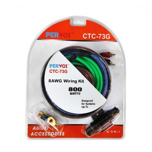 PERVOI Σετ Καλωδίων Ενισχυτή Αυτοκινήτου 800W CTC-73G