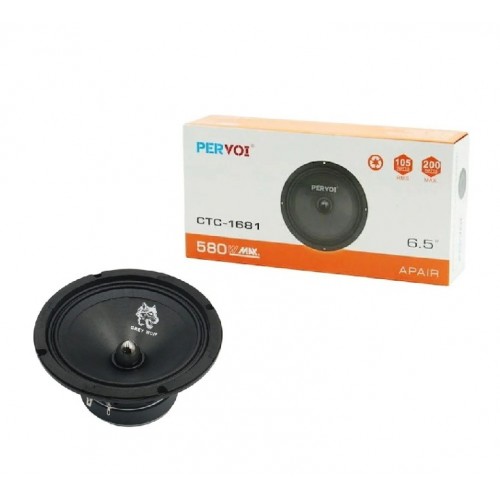 PerVoi Σετ Ηχείο Αυτοκινήτου 6.5″ με 105W RMS CTC-1681